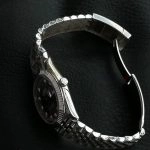 Premium Replica Uhr Rolex Datejust m126334-0006 graues Zifferblatt mit Diamantindizes 41mm