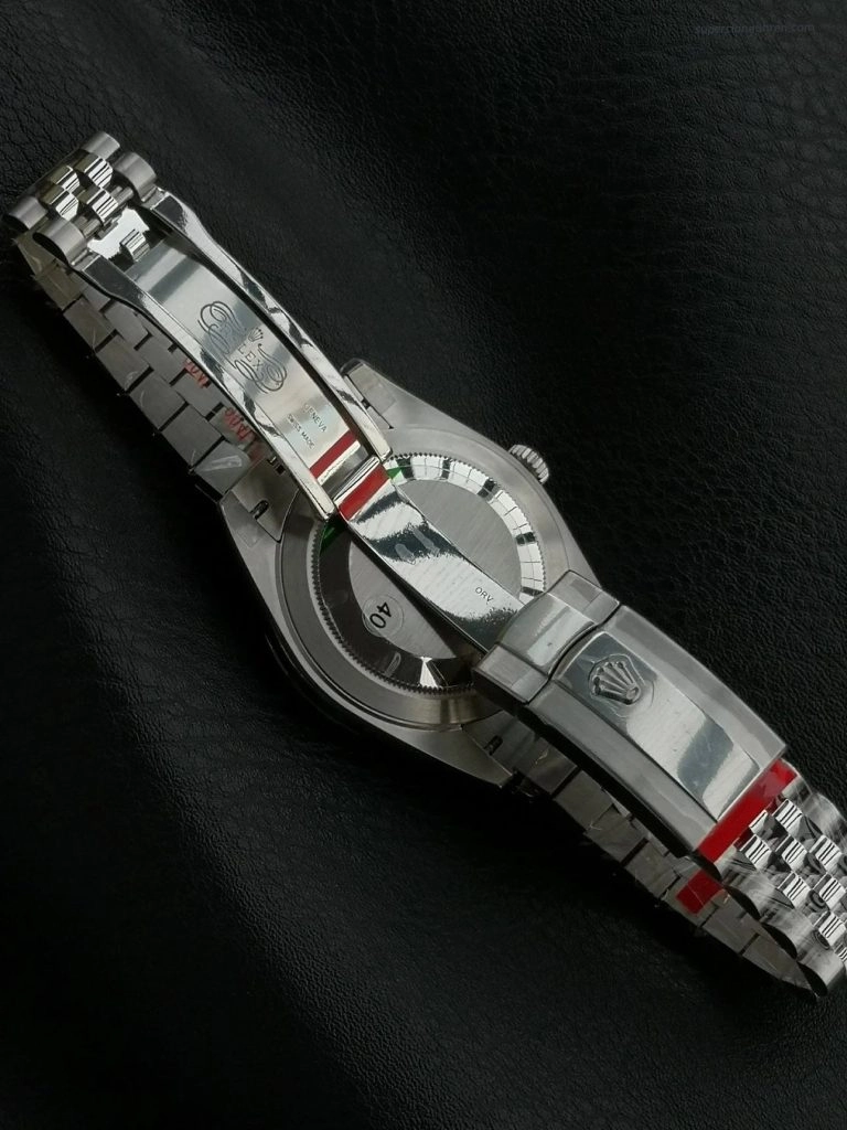 Premium Replica Uhr Rolex Datejust m126334-0006 graues Zifferblatt mit Diamantindizes 41mm