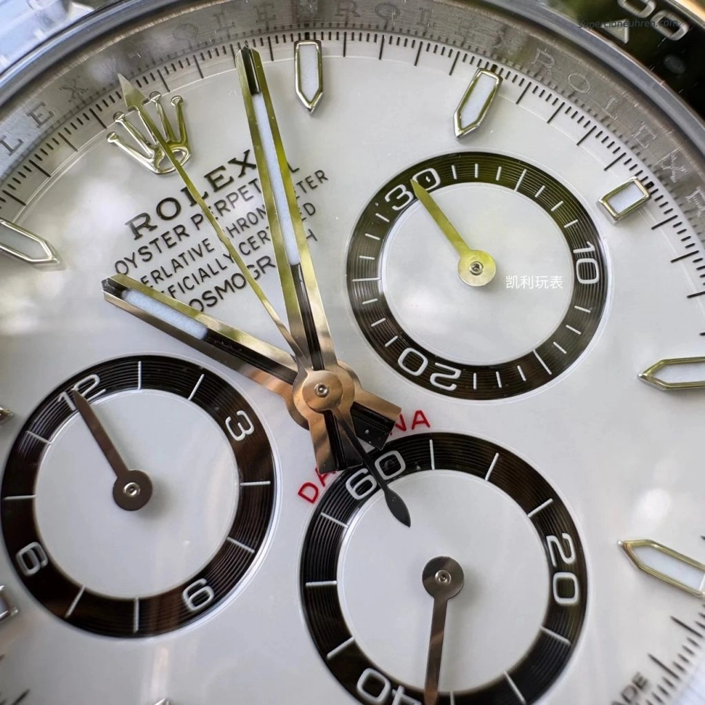 1:1 Super Clone Uhr Rolex Daytona 126500LN-0001 Panda-Zifferblatt Edelstahl 40mm
