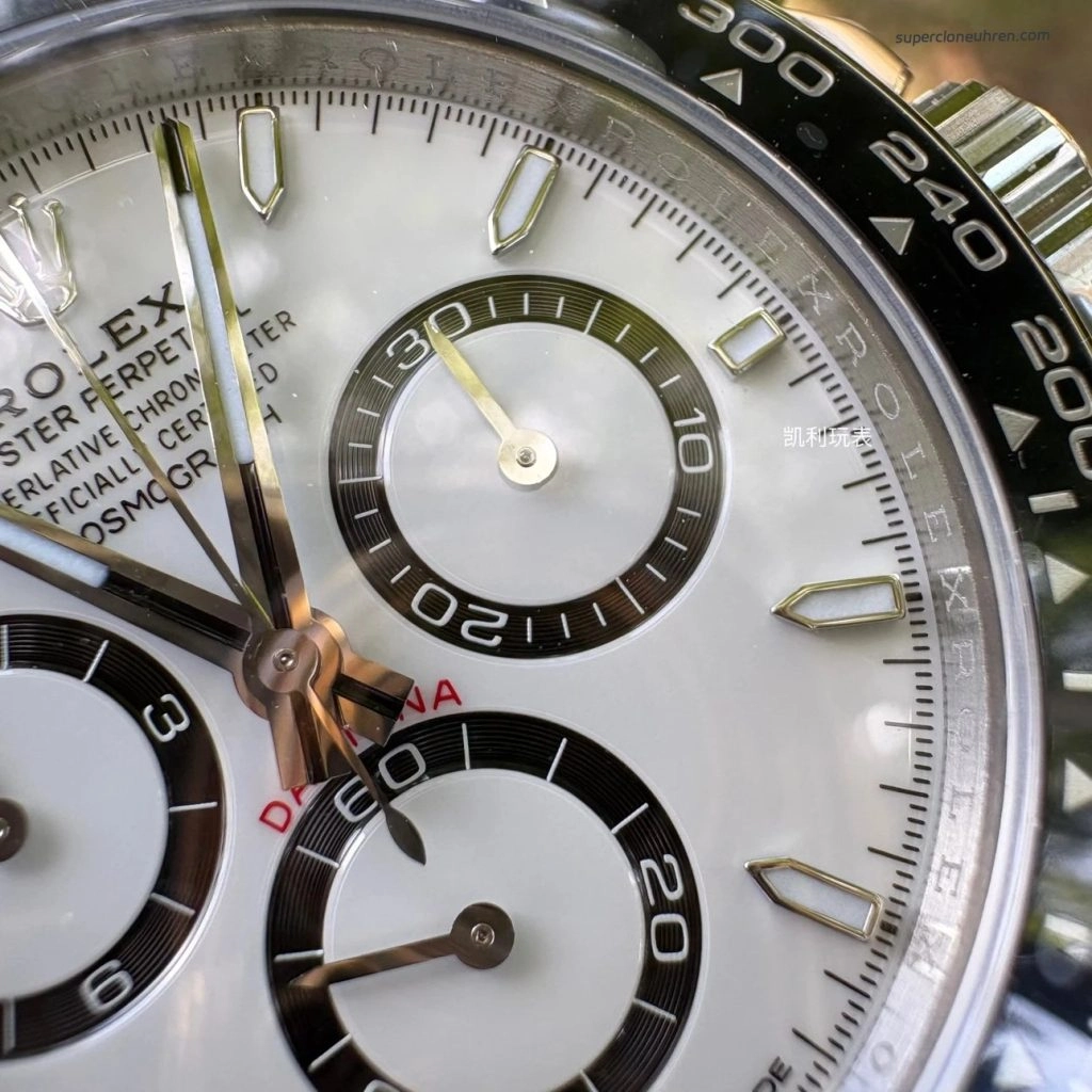 1:1 Super Clone Uhr Rolex Daytona 126500LN-0001 Panda-Zifferblatt Edelstahl 40mm