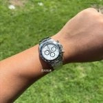 1:1 Super Clone Uhr Rolex Daytona 126500LN-0001 Panda-Zifferblatt Edelstahl 40mm