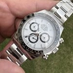 1:1 Super Clone Uhr Rolex Daytona 126500LN-0001 Panda-Zifferblatt Edelstahl 40mm