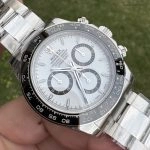 1:1 Super Clone Uhr Rolex Daytona 126500LN-0001 Panda-Zifferblatt Edelstahl 40mm