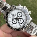 1:1 Super Clone Uhr Rolex Daytona 126500LN-0001 Panda-Zifferblatt Edelstahl 40mm