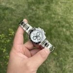 1:1 Super Clone Uhr Rolex Daytona 126500LN-0001 Panda-Zifferblatt Edelstahl 40mm