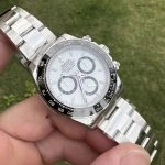 1:1 Super Clone Uhr Rolex Daytona 126500LN-0001 Panda-Zifferblatt Edelstahl 40mm