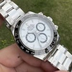 1:1 Super Clone Uhr Rolex Daytona 126500LN-0001 Panda-Zifferblatt Edelstahl 40mm