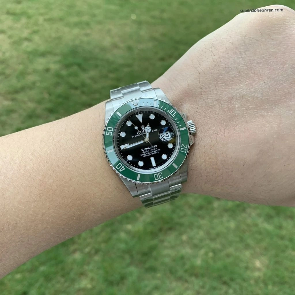 Super Clone Rolex Submariner 126610LV-0002 mit grüner Lünette 41mm