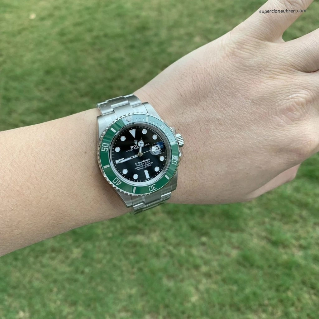 Super Clone Rolex Submariner 126610LV-0002 mit grüner Lünette 41mm