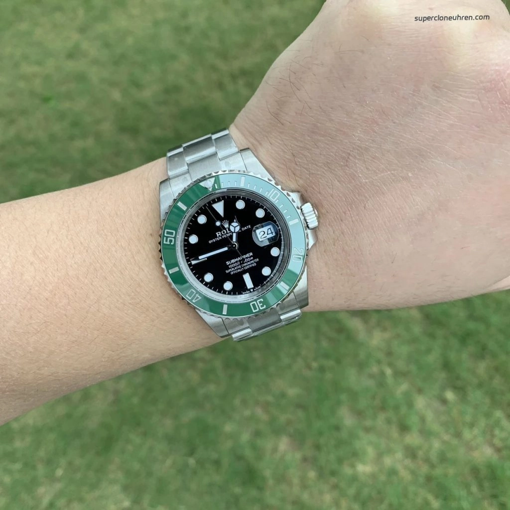 Super Clone Rolex Submariner 126610LV-0002 mit grüner Lünette 41mm