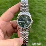 1:1 Super Clone Uhr Rolex Datejust m126234-0051 mintgrünes Zifferblatt mit Jubilé-Band 36mm