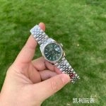 1:1 Super Clone Uhr Rolex Datejust m126234-0051 mintgrünes Zifferblatt mit Jubilé-Band 36mm