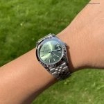 Super Clone Rolex Datejust 126334 mintgrünes Zifferblatt mit Jubilee-Band 41mm