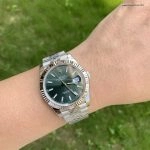 Super Clone Rolex Datejust 126334 mintgrünes Zifferblatt mit Jubilee-Band 41mm