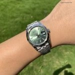 Super Clone Rolex Datejust 126334 mintgrünes Zifferblatt mit Jubilee-Band 41mm