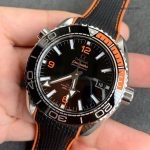 Premium Replica Uhr Omega Seamaster Planet Ocean 215.32.44.21.01.001 Schwarz-Orange 43,5mm