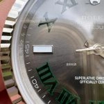 1:1 Super Clone Uhr Rolex Datejust 126334 grünes Zifferblatt Edelstahl 41 mm
