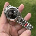 1:1 Super Clone Uhr Rolex Datejust 126334 grünes Zifferblatt Edelstahl 41 mm