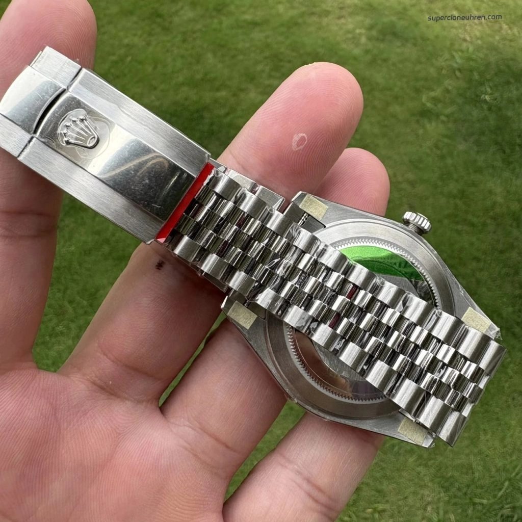 1:1 Super Clone Uhr Rolex Datejust 126334 grünes Zifferblatt Edelstahl 41 mm