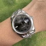 1:1 Super Clone Uhr Rolex Datejust 126334 grünes Zifferblatt Edelstahl 41 mm