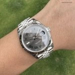 1:1 Super Clone Uhr Rolex Datejust 126334 grünes Zifferblatt Edelstahl 41 mm