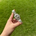 1:1 Super Clone Uhr Rolex Datejust 126334 grünes Zifferblatt Edelstahl 41 mm