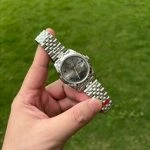 1:1 Super Clone Uhr Rolex Datejust 126334 grünes Zifferblatt Edelstahl 41 mm