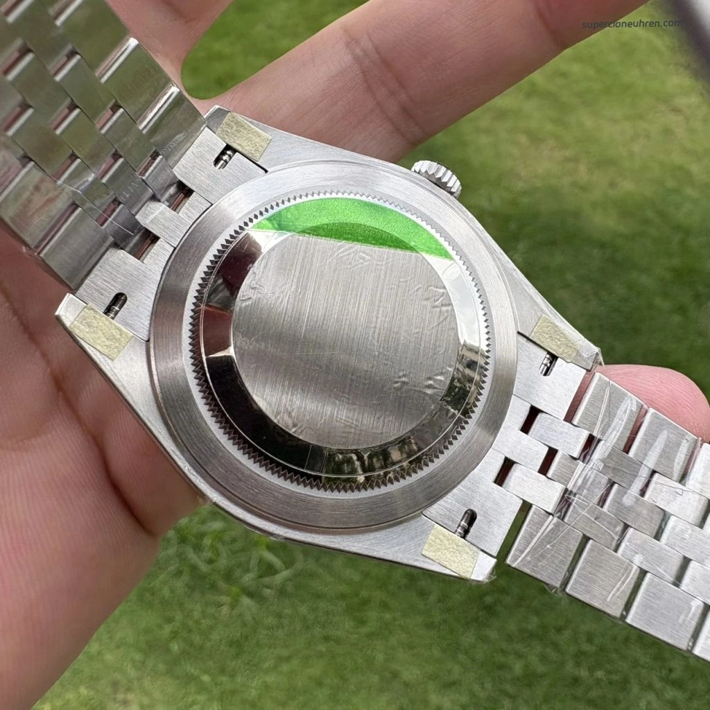 1:1 Super Clone Uhr Rolex Datejust 126334 grünes Zifferblatt Edelstahl 41 mm
