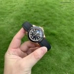 Premium Replica Uhr Rolex Yacht-Master 126655 Roségold mit Kautschukband 40 mm