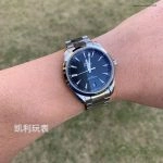 Premium Replica Uhr Omega Seamaster Aqua Terra 220.10.41.21.01.001 schwarzes Teak-Zifferblatt Edelstahlband 41 mm