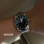 Premium Replica Uhr Omega Seamaster Aqua Terra 220.10.41.21.01.001 schwarzes Teak-Zifferblatt Edelstahlband 41 mm