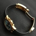 Premium Replica Uhr Rolex Daytona M126518LN-0014 mit türkisblauem Zifferblatt und Oysterflex-Band 40mm
