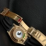 Premium Replica Uhr Rolex Daytona M126518LN-0014 mit türkisblauem Zifferblatt und Oysterflex-Band 40mm