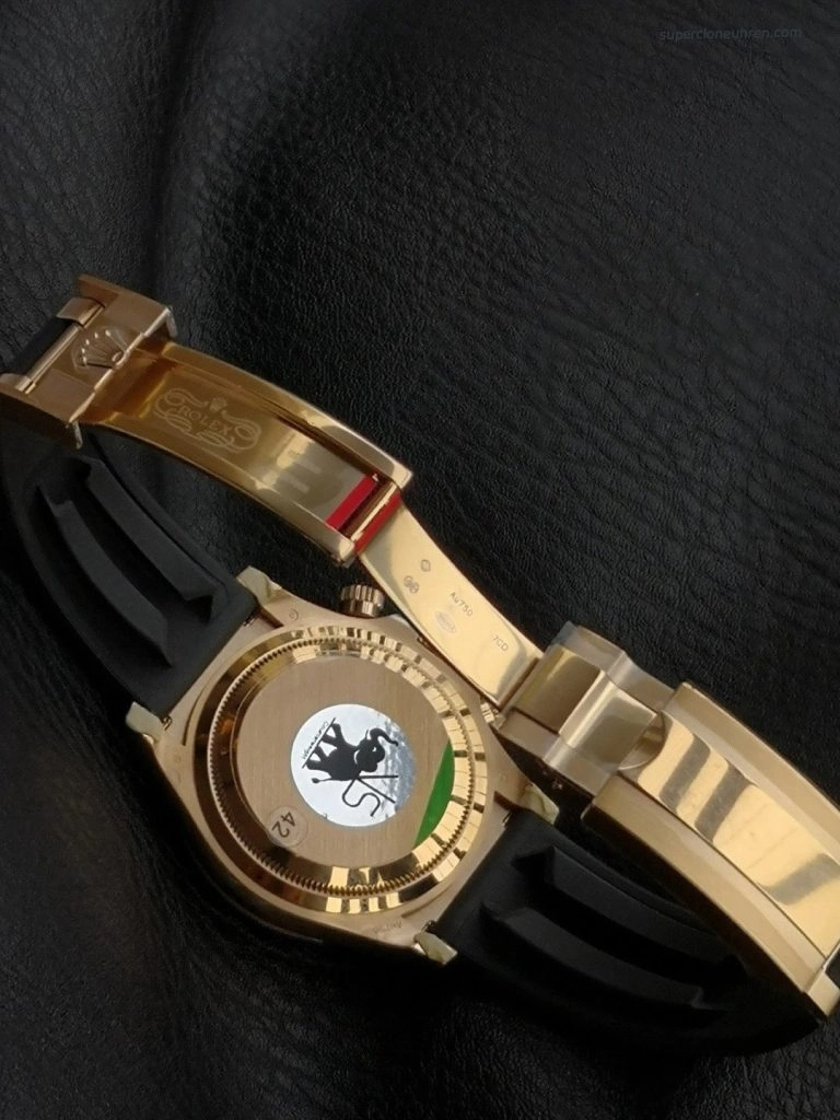 Premium Replica Uhr Rolex Daytona M126518LN-0014 mit türkisblauem Zifferblatt und Oysterflex-Band 40mm