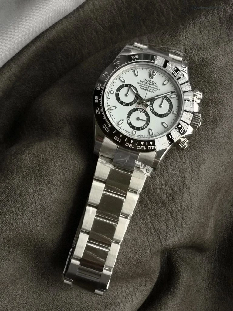 Super Clone Rolex Daytona 116500 Panda-Zifferblatt Edelstahl 40 mm