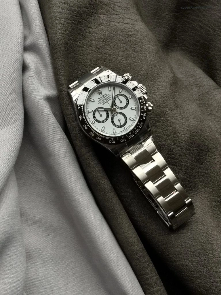 Super Clone Rolex Daytona 116500 Panda-Zifferblatt Edelstahl 40 mm