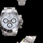 Super Clone Rolex Daytona 116500 Panda-Zifferblatt Edelstahl 40 mm