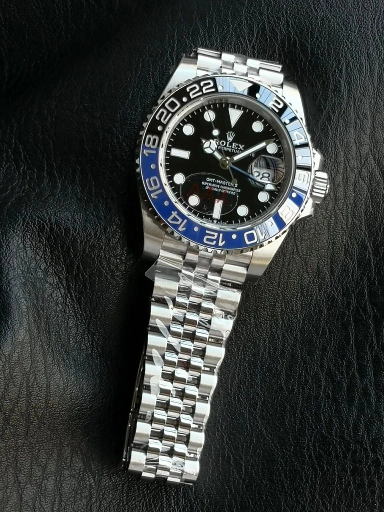 1:1 Super Clone Uhr Rolex GMT-Master II m126710blnr-0002 Batman-Lünette 40mm