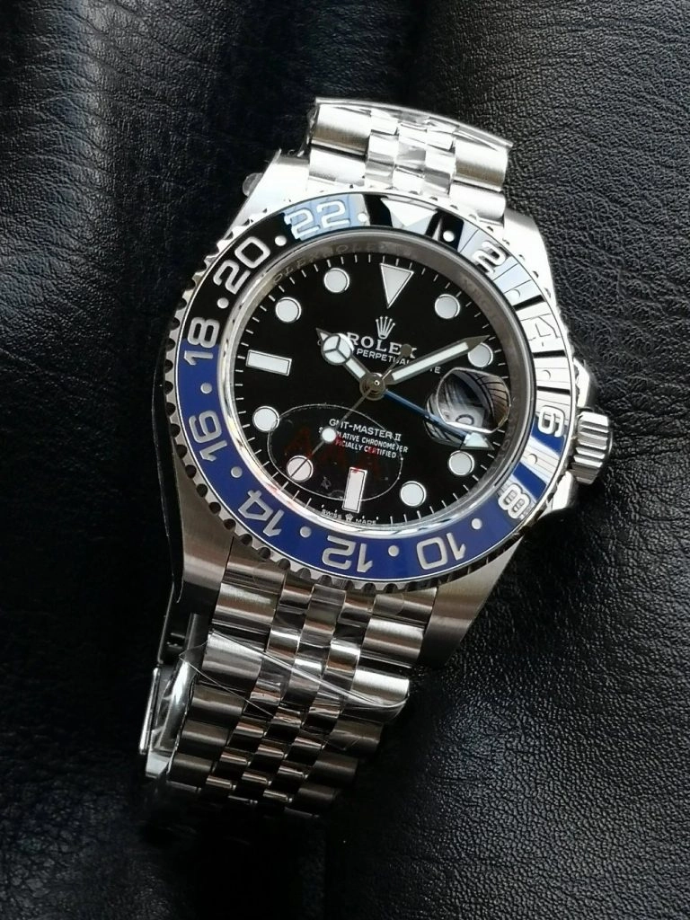 1:1 Super Clone Uhr Rolex GMT-Master II m126710blnr-0002 Batman-Lünette 40mm