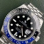 1:1 Super Clone Uhr Rolex GMT-Master II m126710blnr-0002 Batman-Lünette 40mm