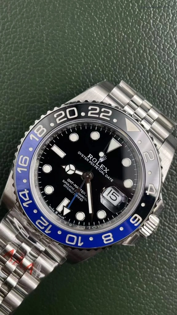 1:1 Super Clone Uhr Rolex GMT-Master II m126710blnr-0002 Batman-Lünette 40mm