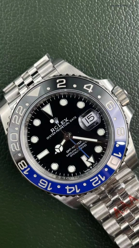 1:1 Super Clone Uhr Rolex GMT-Master II m126710blnr-0002 Batman-Lünette 40mm