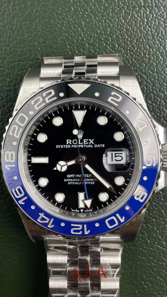 1:1 Super Clone Uhr Rolex GMT-Master II m126710blnr-0002 Batman-Lünette 40mm