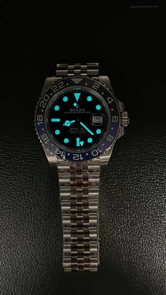 1:1 Super Clone Uhr Rolex GMT-Master II m126710blnr-0002 Batman-Lünette 40mm