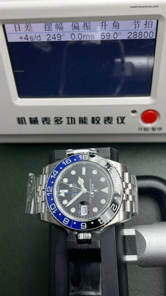1:1 Super Clone Uhr Rolex GMT-Master II m126710blnr-0002 Batman-Lünette 40mm