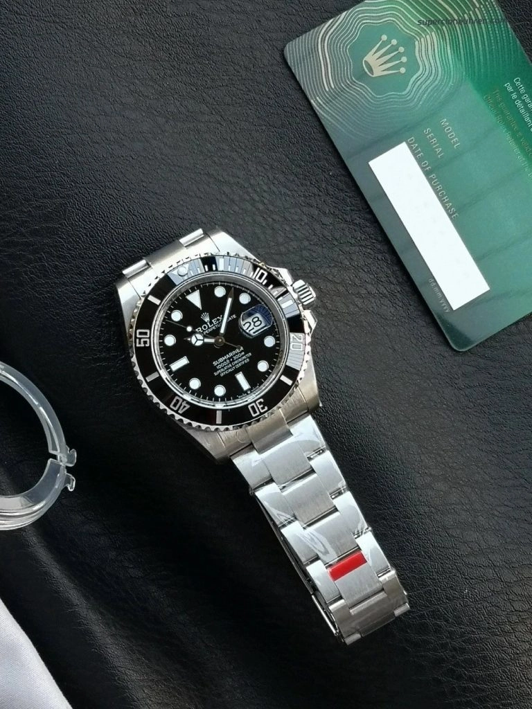 Super Clone Rolex Submariner 126610LN-0001 mit schwarzem Zifferblatt und Edelstahlband 41mm