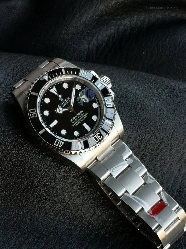 Super Clone Rolex Submariner 126610LN-0001 mit schwarzem Zifferblatt und Edelstahlband 41mm