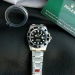 Super Clone Rolex Submariner 126610LN-0001 mit schwarzem Zifferblatt und Edelstahlband 41mm