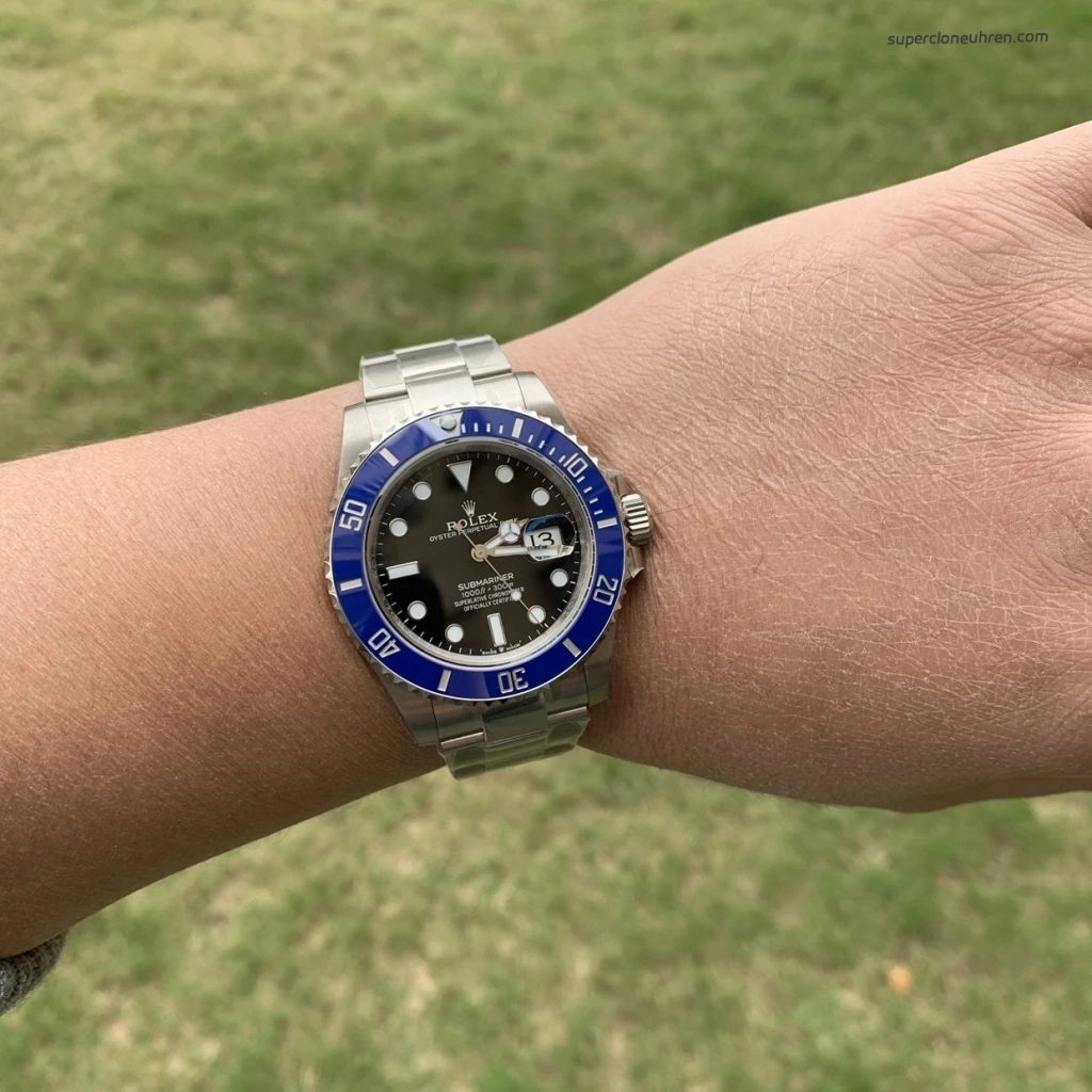 Super Clone Rolex Submariner m126619lb-0003 mit blauer Lünette 41mm