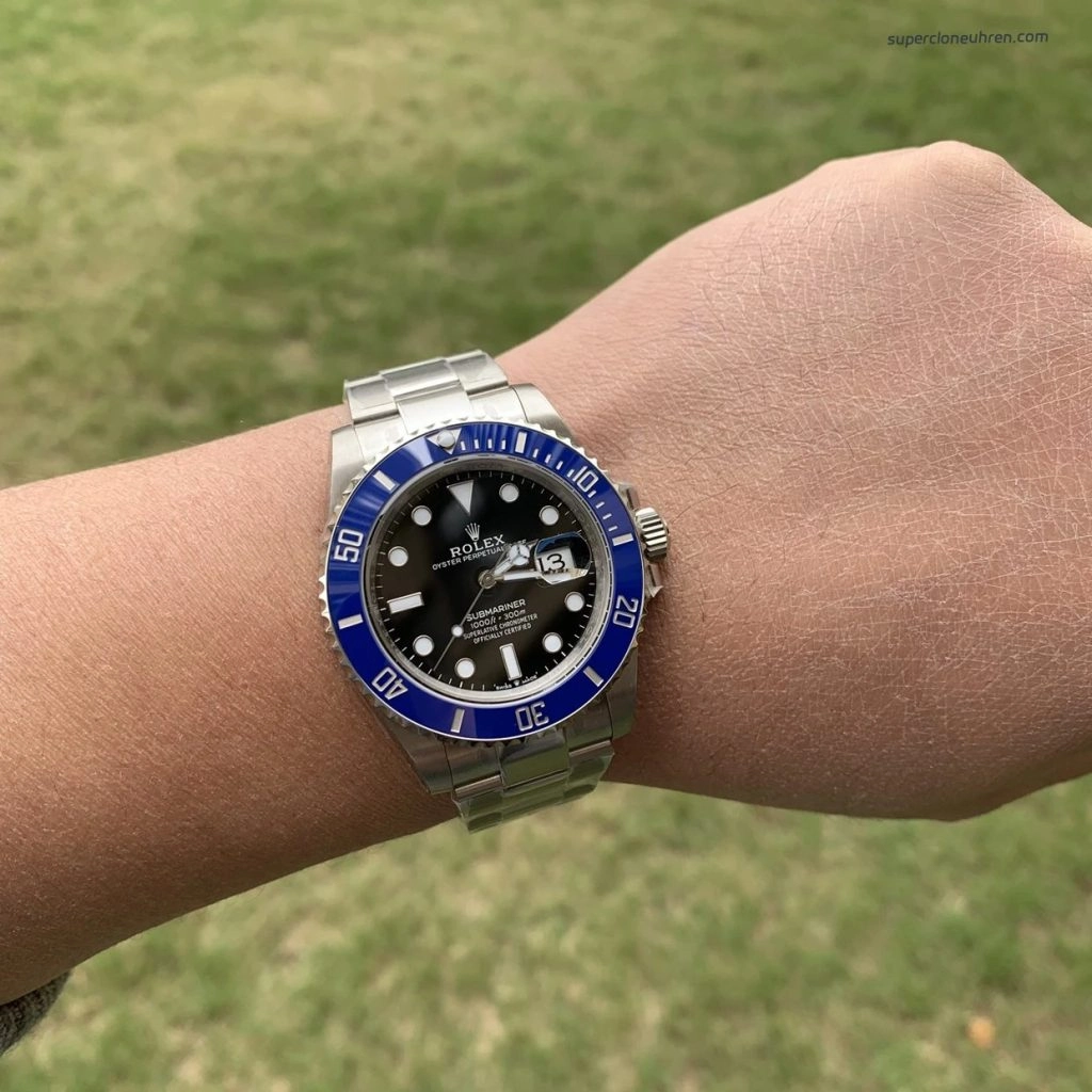 Super Clone Rolex Submariner m126619lb-0003 mit blauer Lünette 41mm